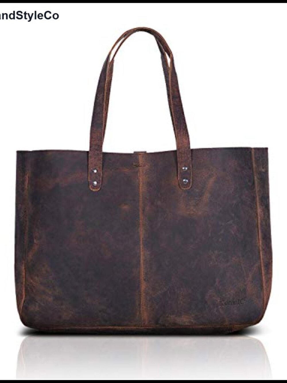 Leather Tote Bag Satchel Handbag Women Travel Shopping